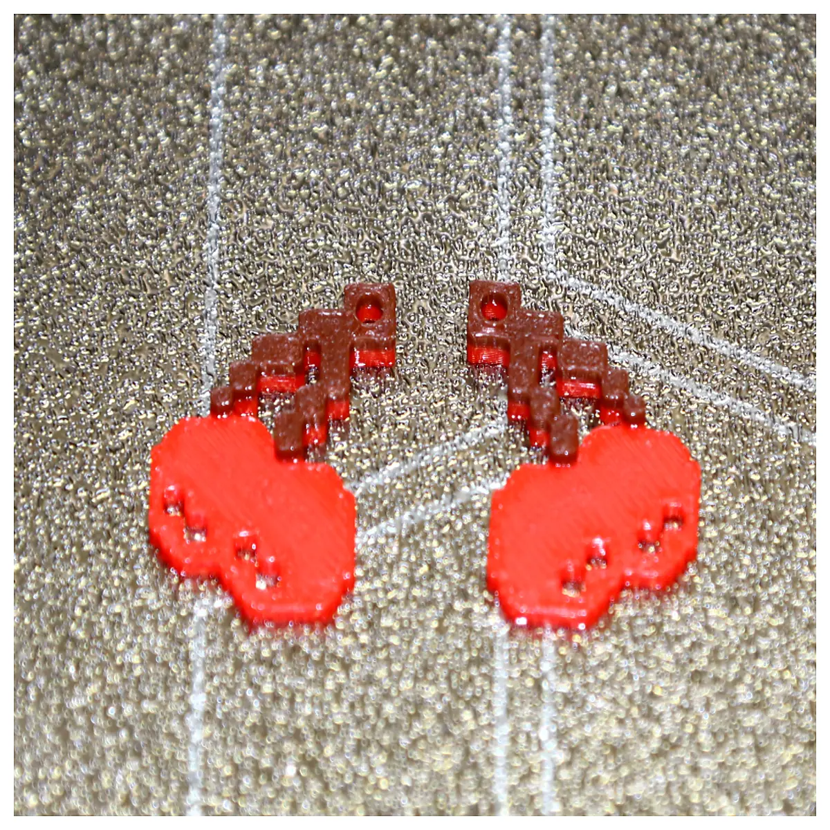 Retro Pixel Cherry Earrings Women s 8 bit Game Earrings Vintage Trendy Sweet Cute Girl Gift