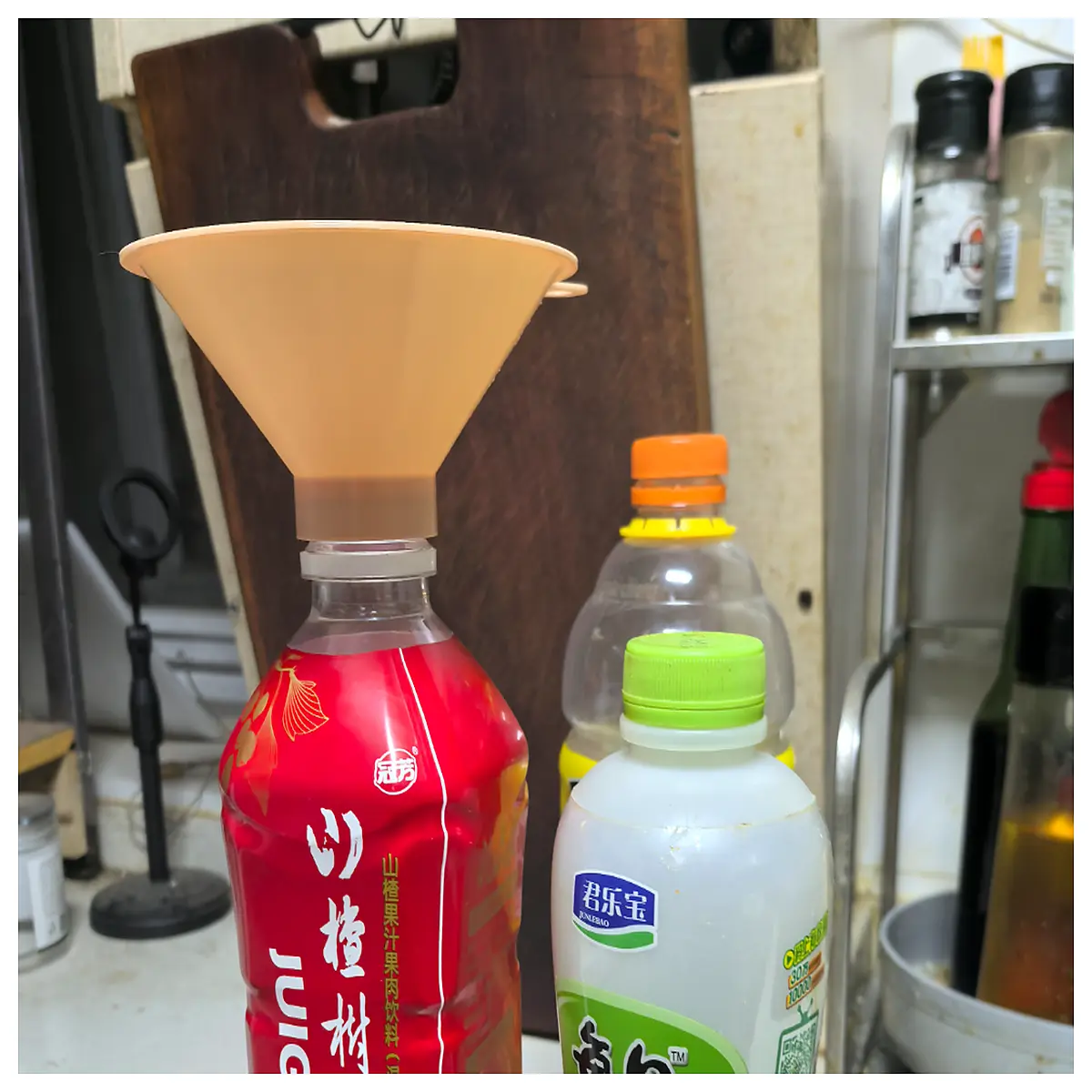 Large Diameter Bottle Funnel Home Storage Aid Funnel Accessories Multi Purpose Funnel Bottle Pouring Tool