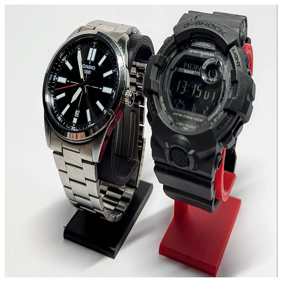 Watch Display Case Desk Organizer Timepiece Accessory Storage Box Collection Showcase Holder