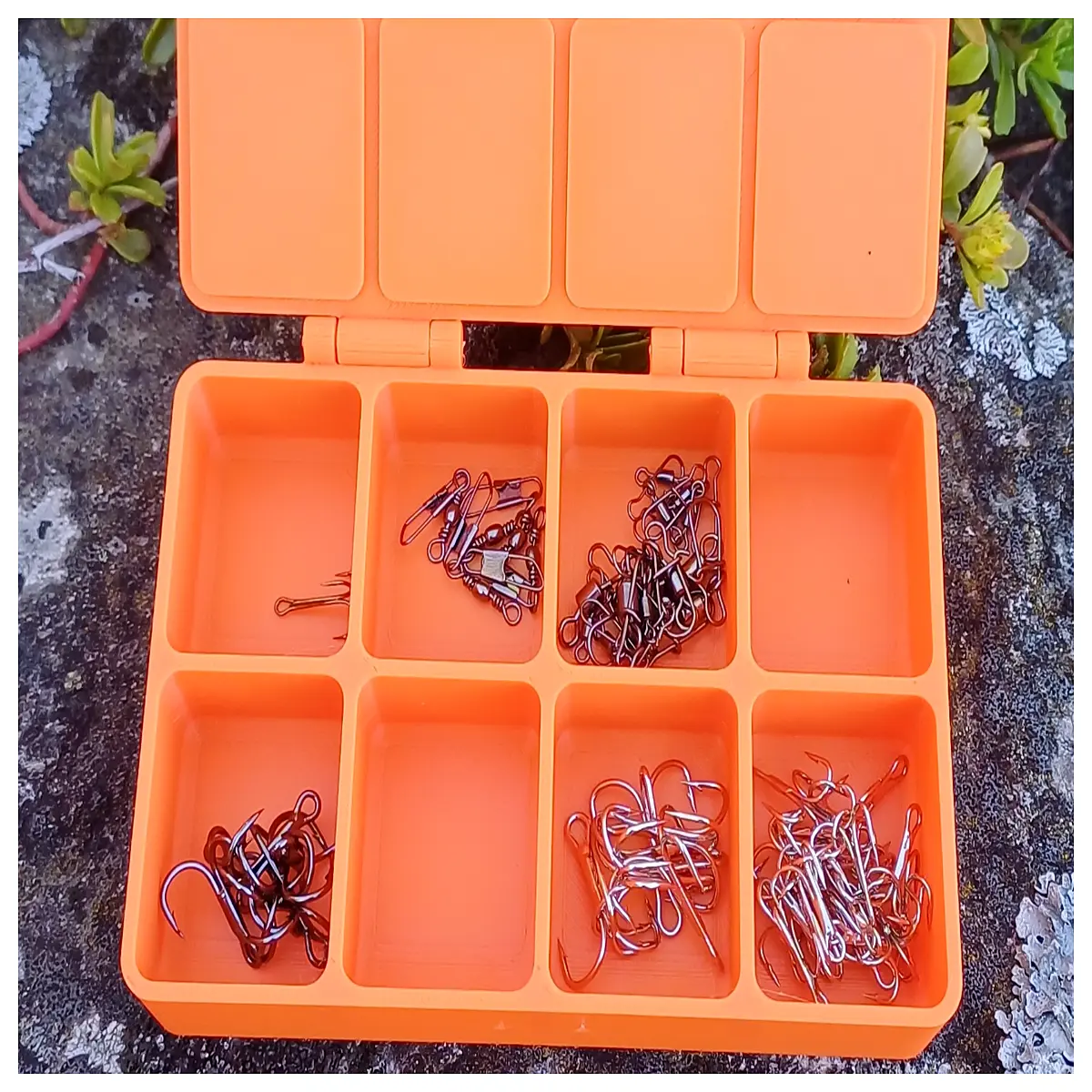 Fishing Tackle Box Organizer Fish Gear Storage Case Angler Tool Box Portable Fishing Accessory Container