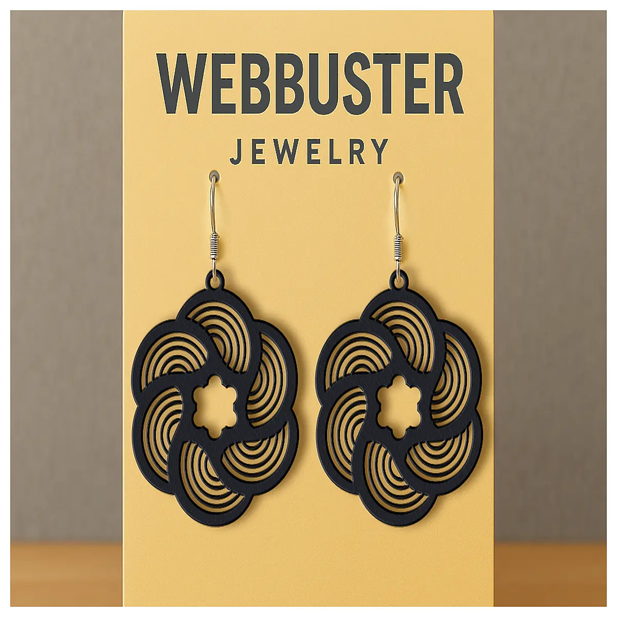 Fractal Wheel Earrings Women s Geometric Earring Creative Asymmetric Earring Girl Gift Decoration Fashion Jewelry Accessory