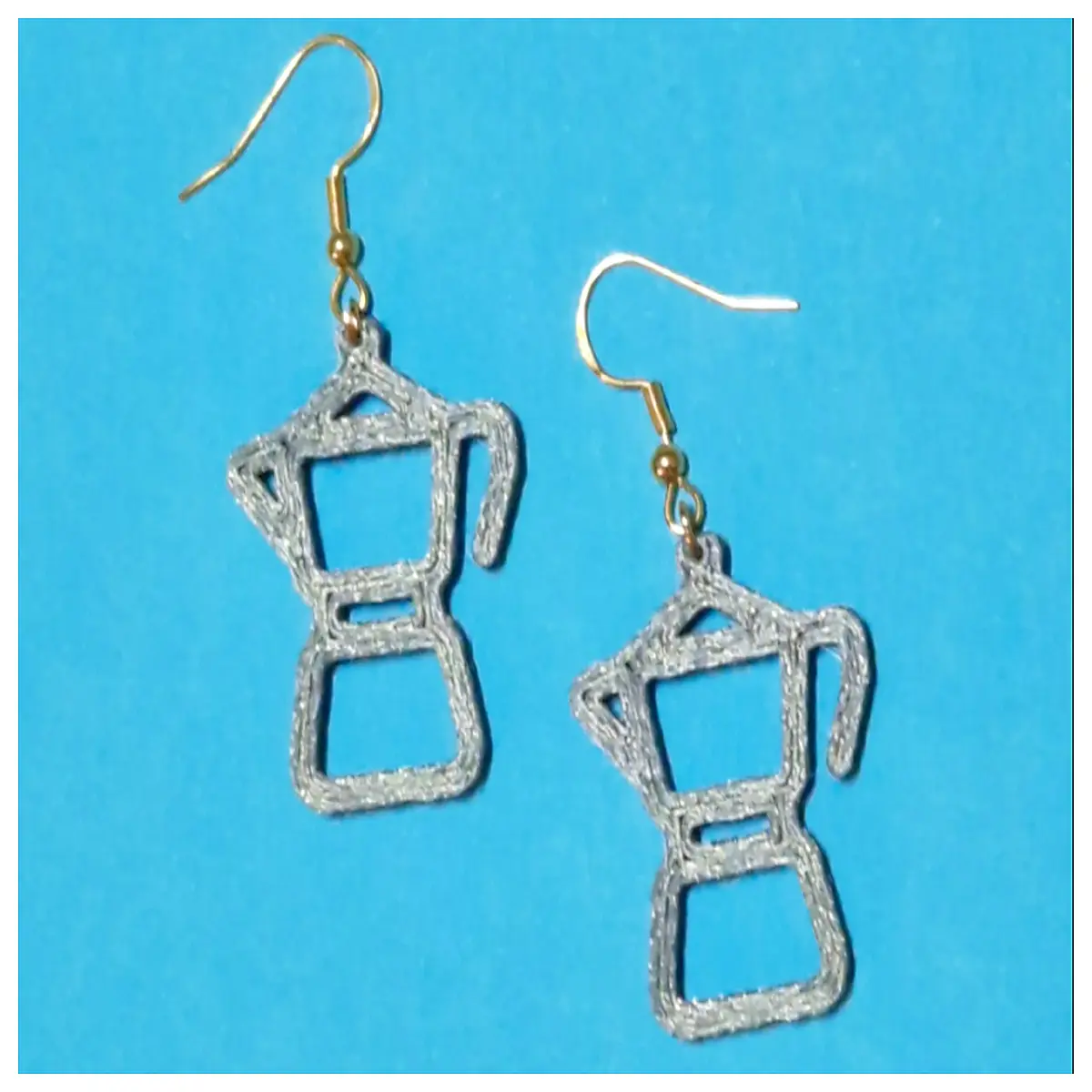Moka Pot Earrings Creative Home Decor Coffee Maker Accessories Kitchen Decorative Earrings
