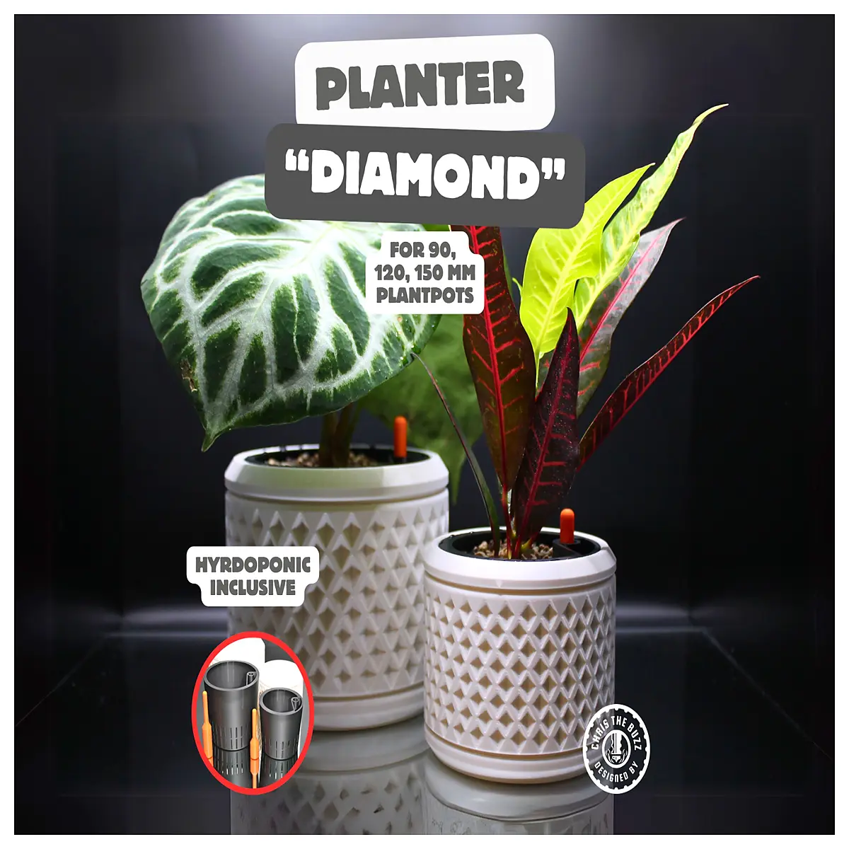 Flower Pot Multi Functional Hydroponic Planter Indoor Plant Pot Green Plant Container Planting Tools