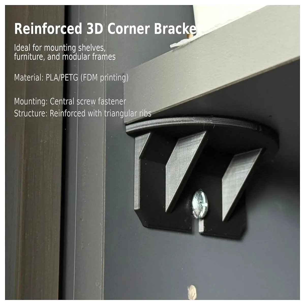 Reinforced 3D Corner Braces Structural Support Building Reinforcement Frame Accessories Column Support Building s