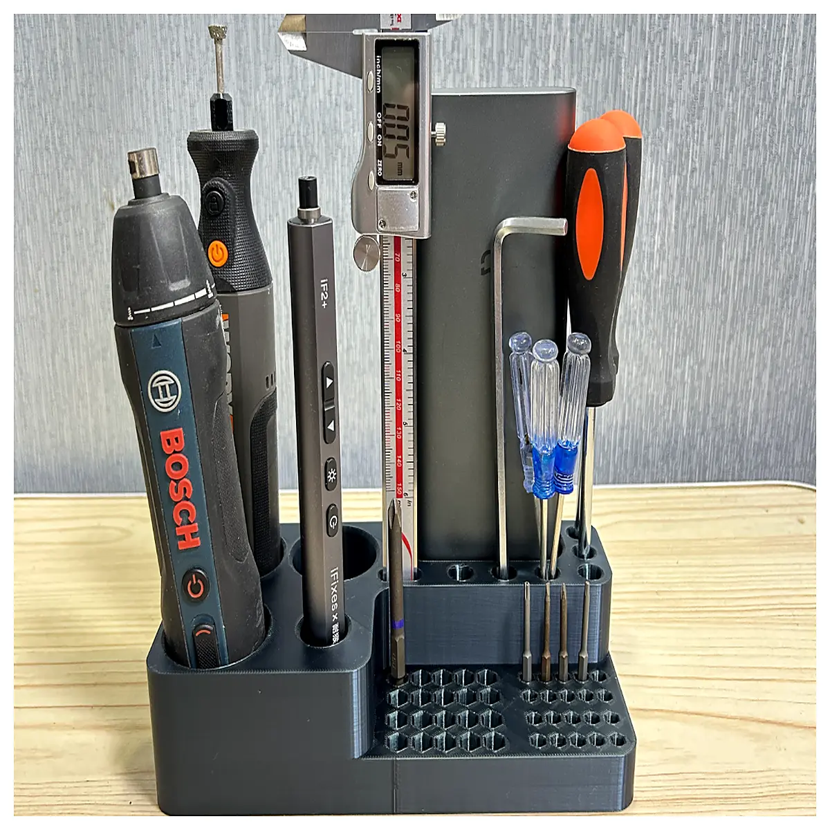 Wicks Doctor Screw Driver Organizer Tool Rack Repair Tool Box Electronics Parts Storage Mechanical Parts Organizer Home Repair
