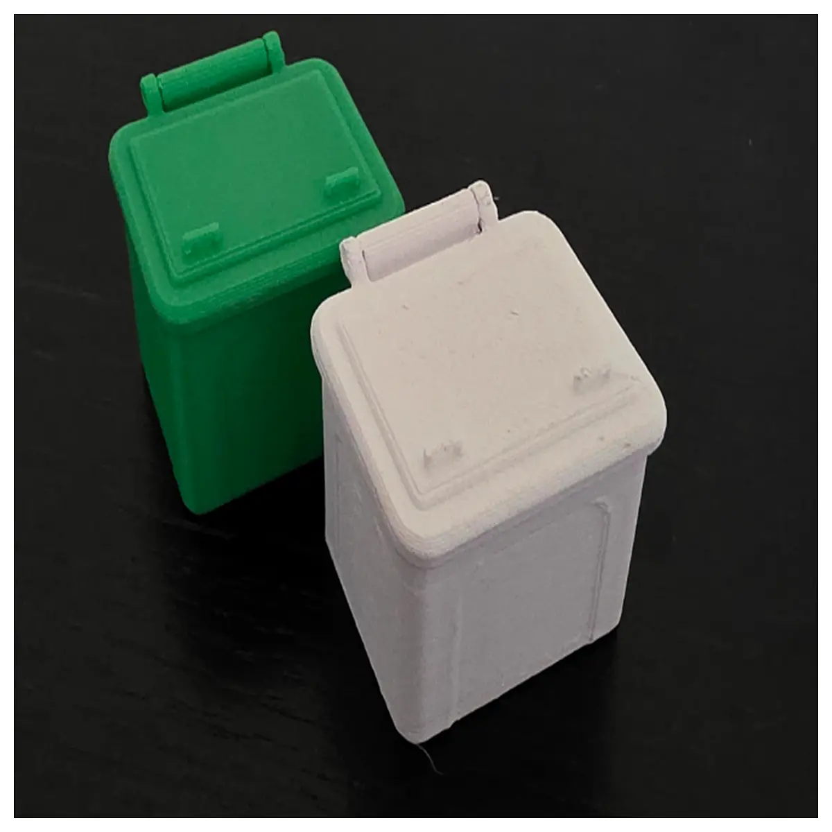 Miniature Trash Can Compact Desktop Storage Kitchen Bedroom Bathroom Small Waste Bin Home Cleaning Supplies