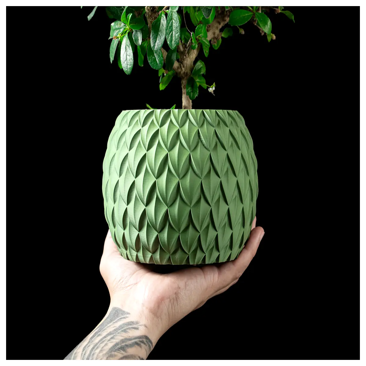 modern minimalist mechanical style ceramic planter for succulents cactus indoor desk small pot