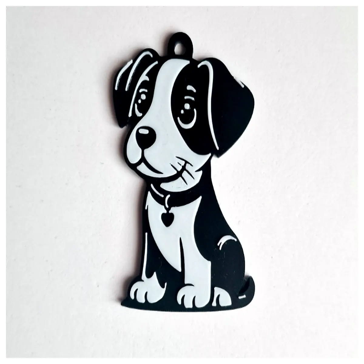 cute dog keychain for women men cartoon puppy bag charm metal pet lover gift anti loss car key ring holder