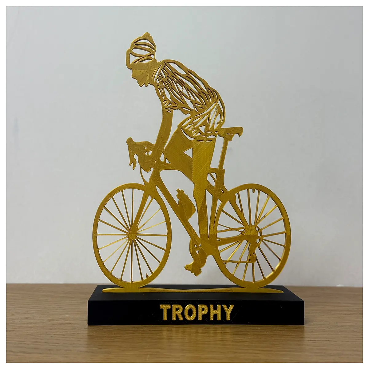 custom cycling trophy awards for marathon winners gold medal bike race prizes personalized engraving for team champions