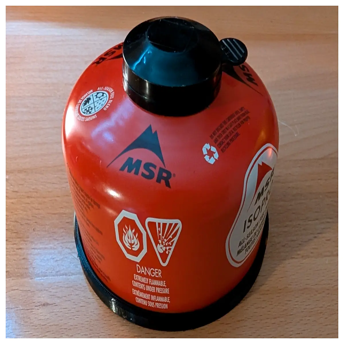 Camping Stove Fuel Can Ring Outdoor Cooking Accessories Fuel Tank Cover Camping Fuel Container Ring Protection
