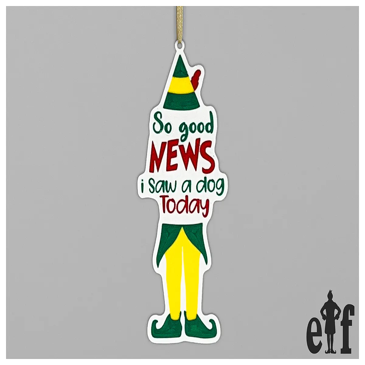 Christmas Ornaments Elf Movie Dog Theme Toys Accessories Festive Gift Ideas Pet Decorations Holiday Fun