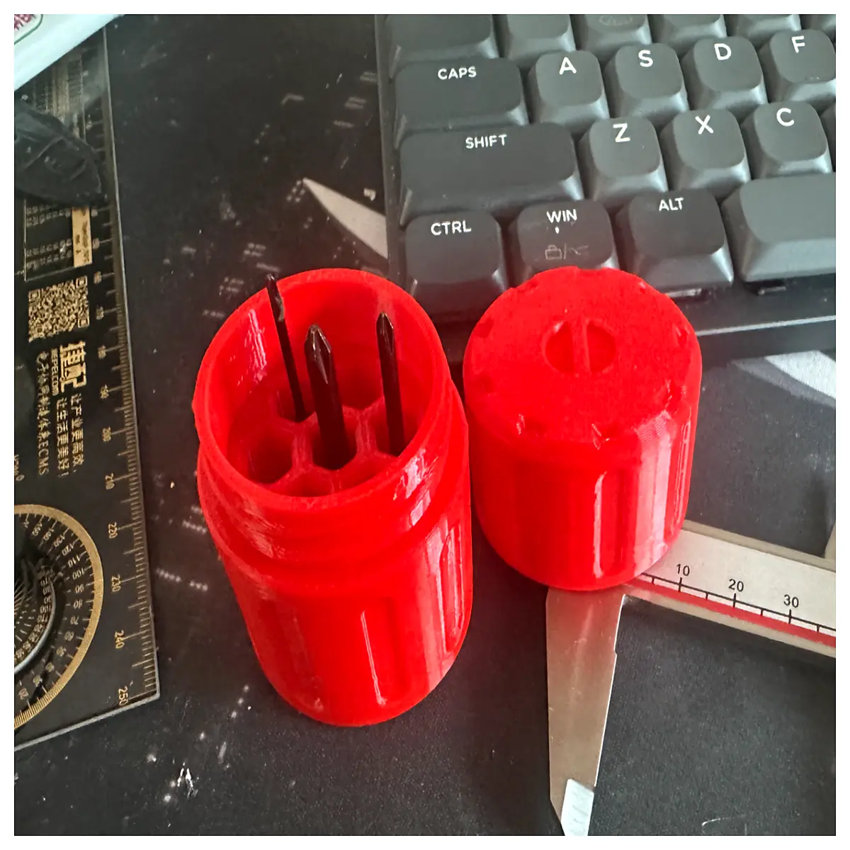 150mm Head Staple Organizer Box 7 Staple Head Storage Box Quick Locking Tool Case Staple Accessories