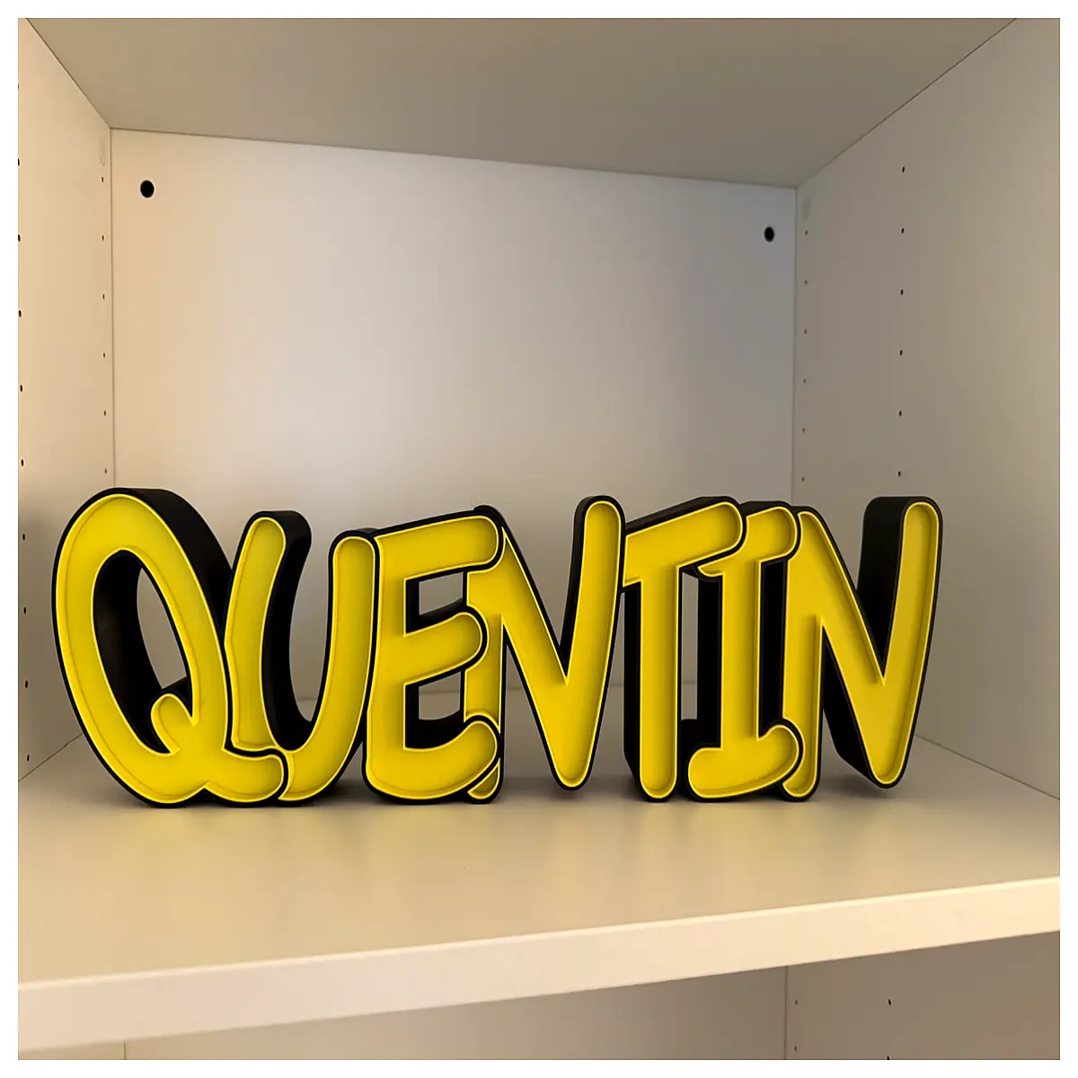 Quentin Name Signage Personalized Signage Stage Lighting Event Props Display Promotional Sign