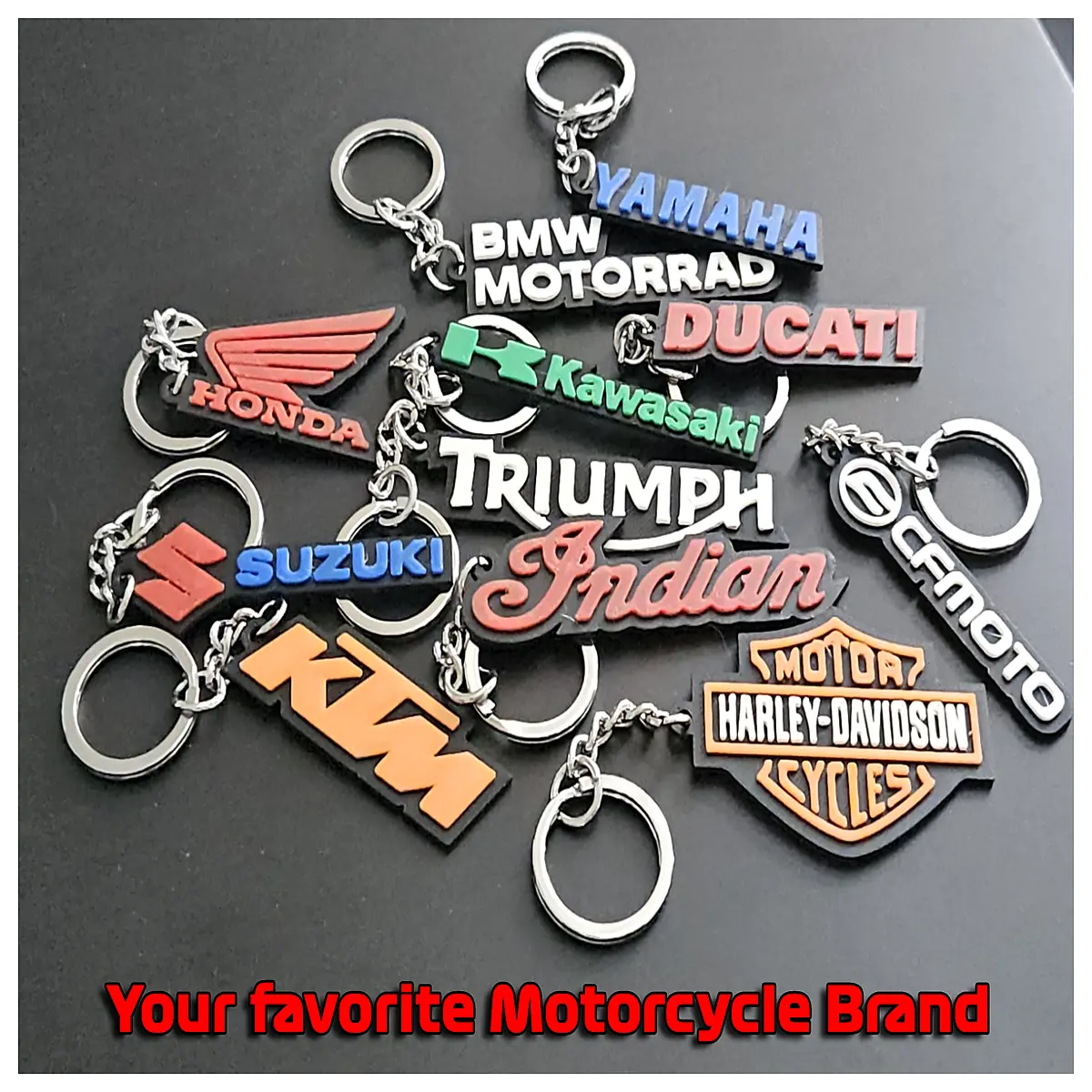 Motorcycle Keychain Motorcycle Parts Collectible Rider Gift Key Chain Bike Decoration Accessory