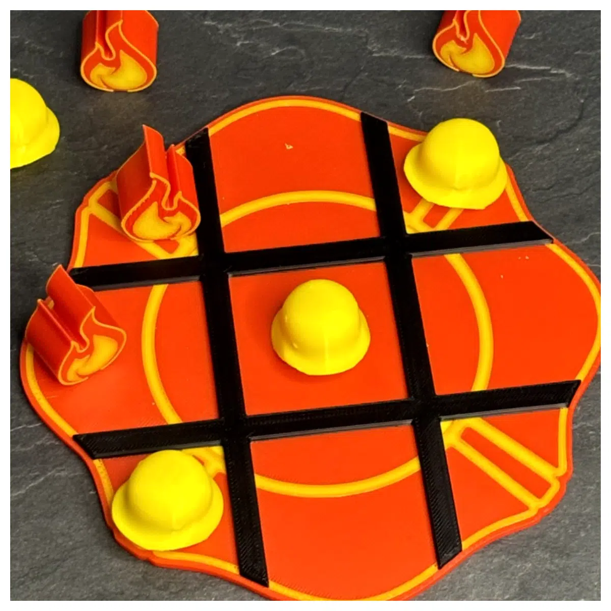 Toe Firefighter Edition Game Board Puzzle Toys Kids Educational Games Fun Board Game Family Activities