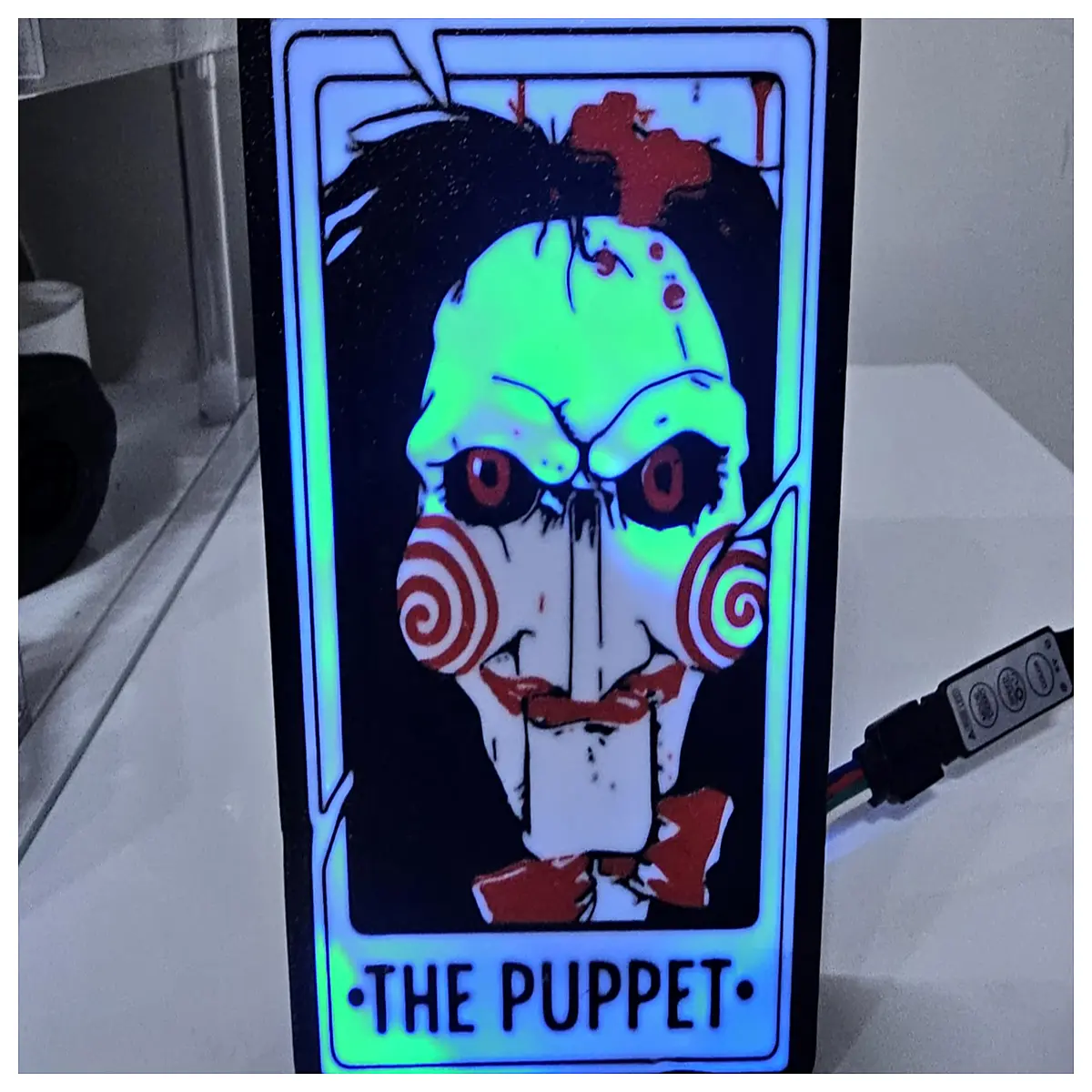 Puppet Tarot Style Lantern Home Decor Retro Figurine Creative Gift Tarot Theme Lighting