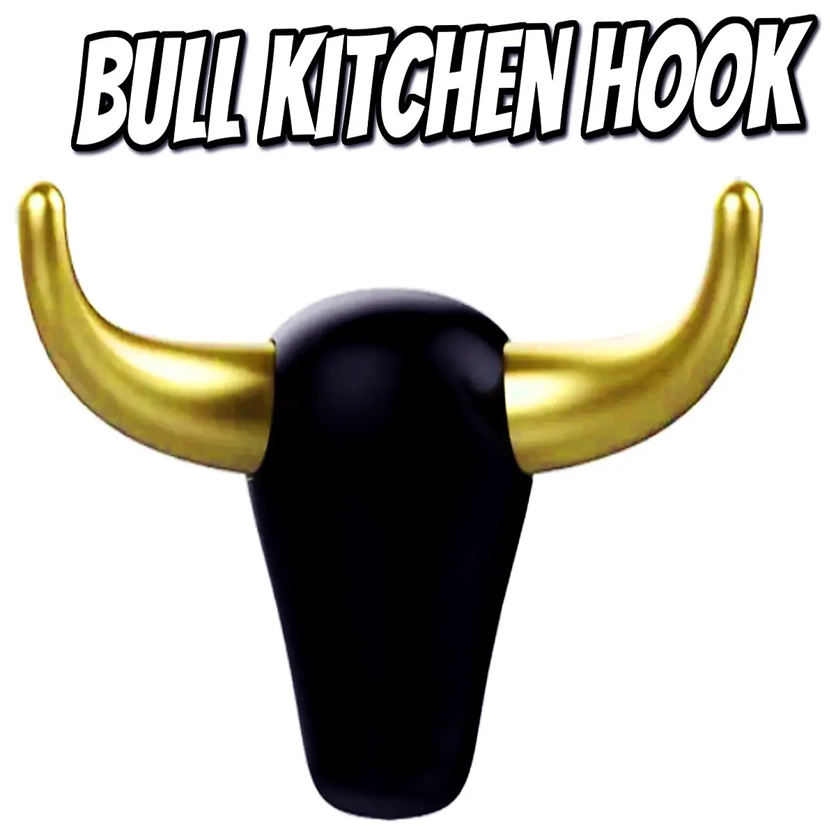 bull kitchen wall hooks duty adhesive no drilling for pots pans utensils organizer storage rack