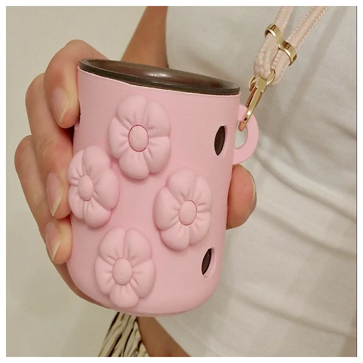 Cup Friend Cup Mat Absorbent Silicone Drink Coaster Desktop Non Slip Pad Kitchen Table Protection Suitable for Coffee Cups Tea Cups