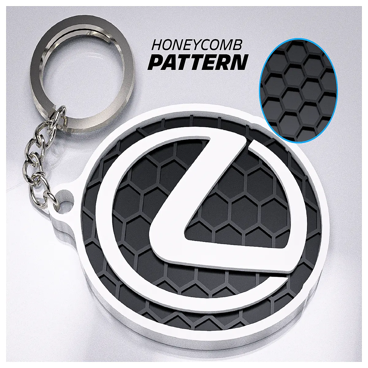 Keychain Car Accessory Keyring Auto Decoration Gift Spare Parts Car Enthusiast Key Accessory Durable Stylish