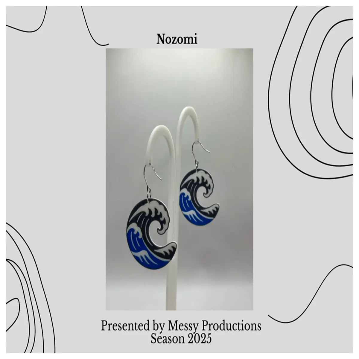Tidal Earrings Women s Style Ocean Wave Earrings Minimalist Waterdrop Design Elegant Ocean Breeze Necklace Trendy Jewelry Accessories