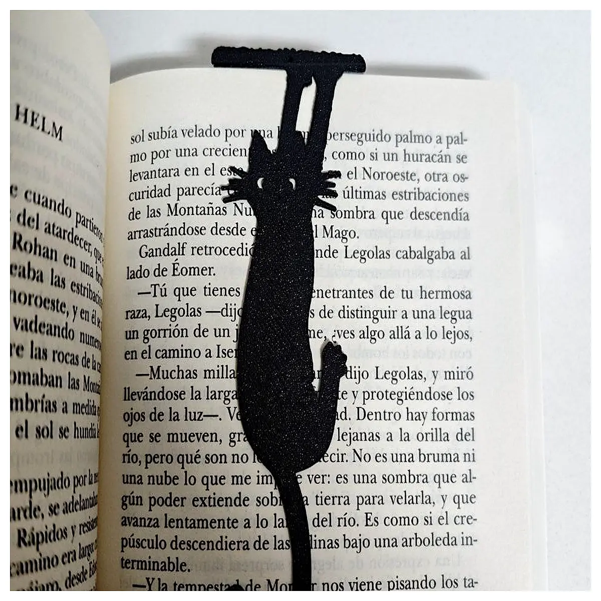 Hanging Cat Bookmark Set of 6 Creative Book Decoration Reading Cute Paper Pen Accessories Study Supplies