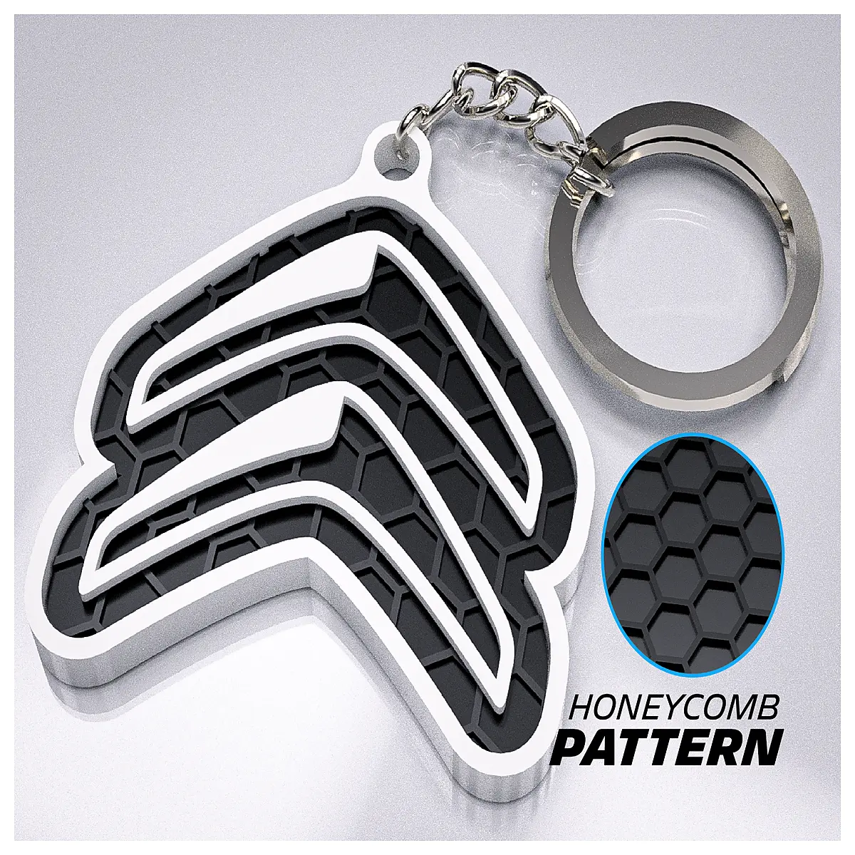 Keychain Car Decoration Auto Accessory Gift Collectible Car Enthusiast Keyring Car Parts