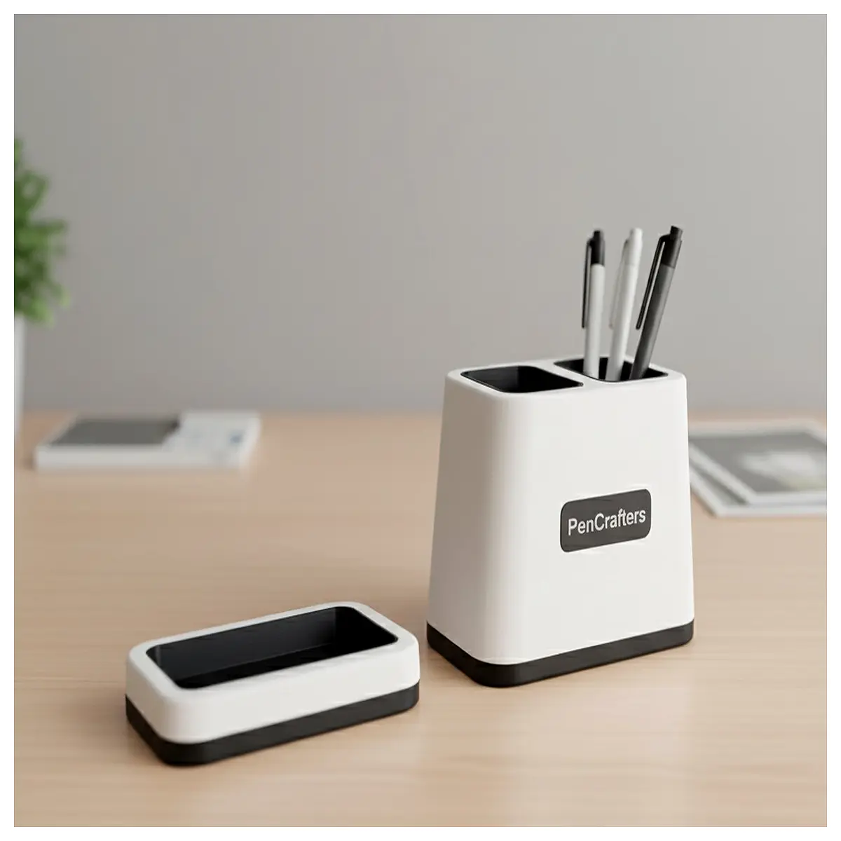 desk organizer pen holder tray for office supplies storage box desktop accessories