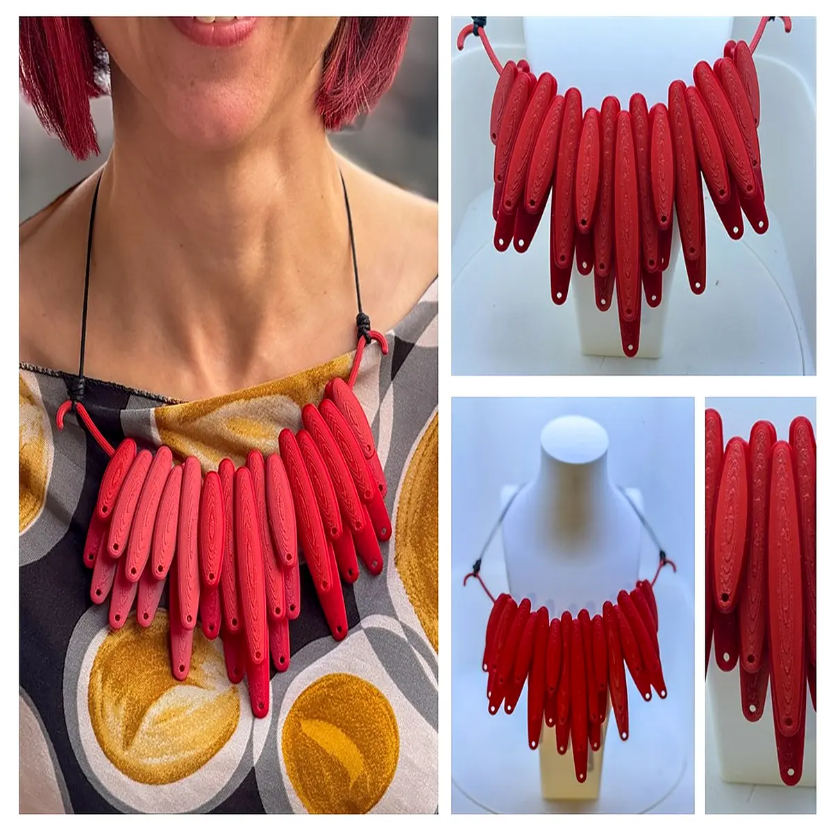 Handmade Necklace Modern Design Chain Women Jewelry Craft Gift Idea