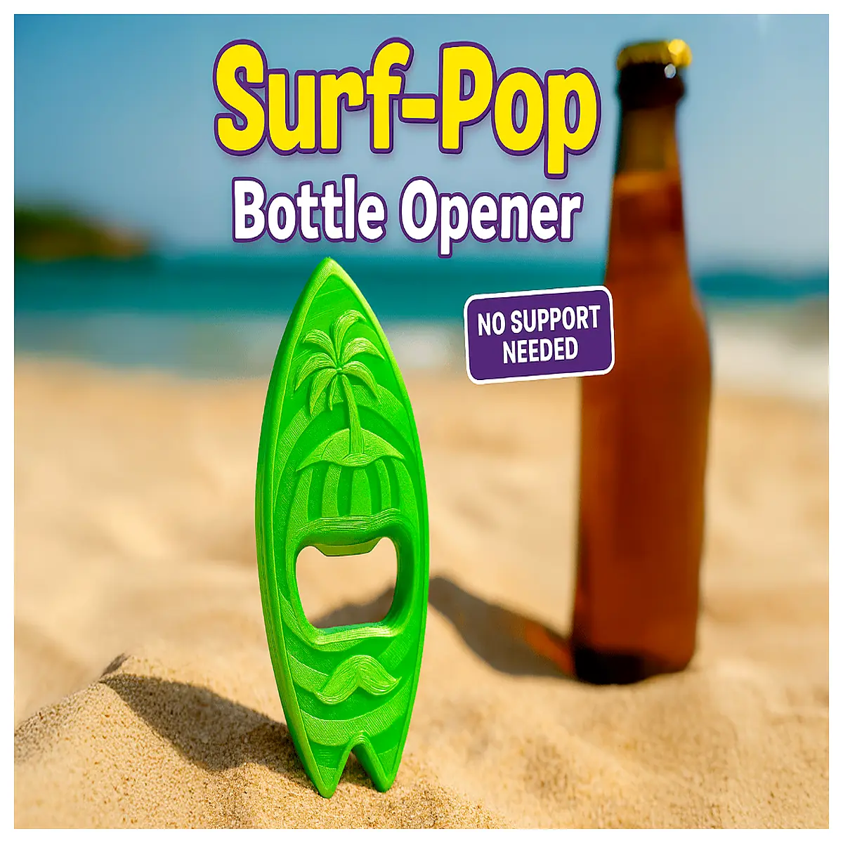 Surfing Beach Bottle Opener Beach Bar Tool Party Opener Summer Drinks Outdoor Activities Beer Opener Wine Opener