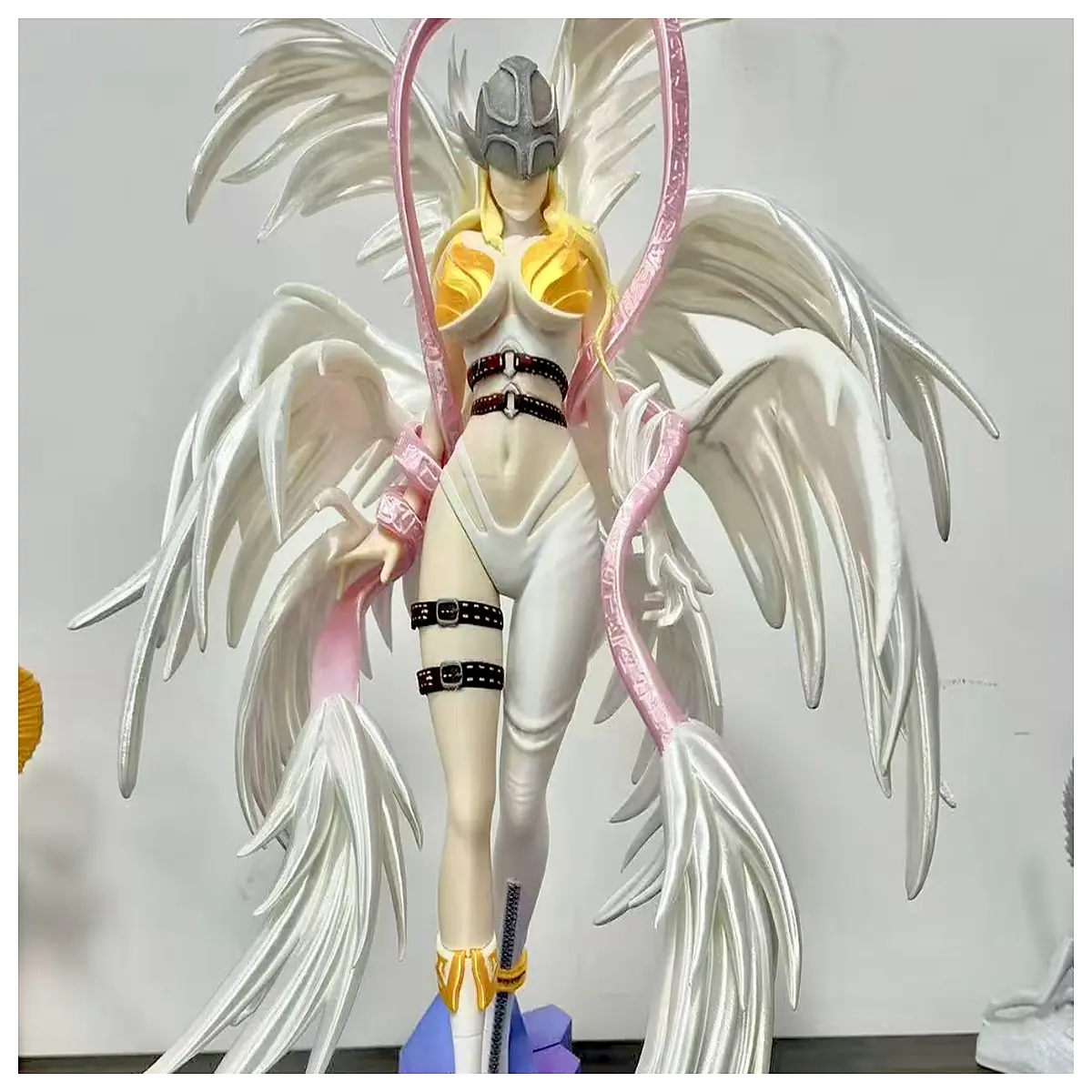 fine painting angewomon figure collectible anime toy