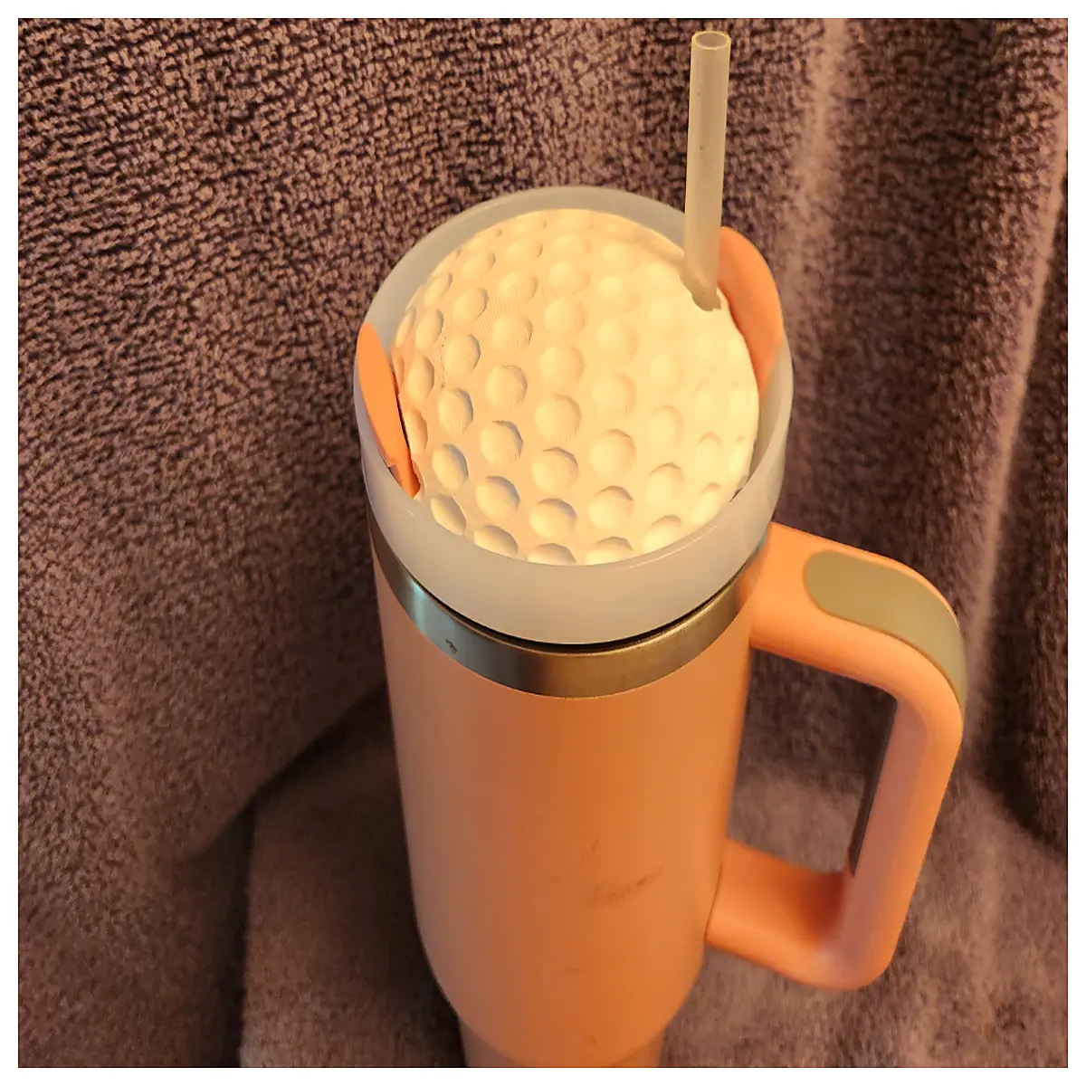 40oz Travel Cup Lid Ball Cover Drink Sleeve Replacement for Tumbler Outdoor Sports