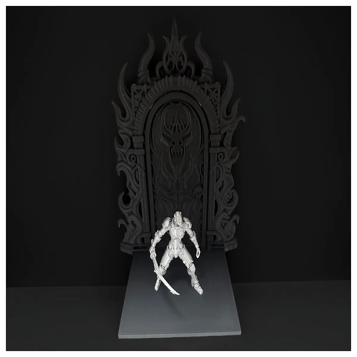 Hell Gate Figurine Display Stand Model Base Soul Calibur Collectible Display Stand Anime Figure Base