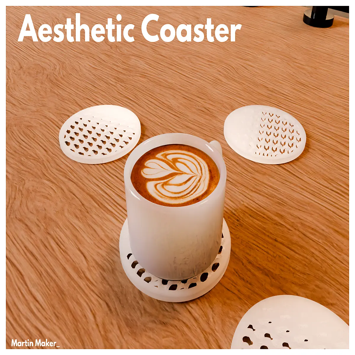 aesthetic coaster set for desk cute resin cup mats decorative table protectors minimalist home decor accessories