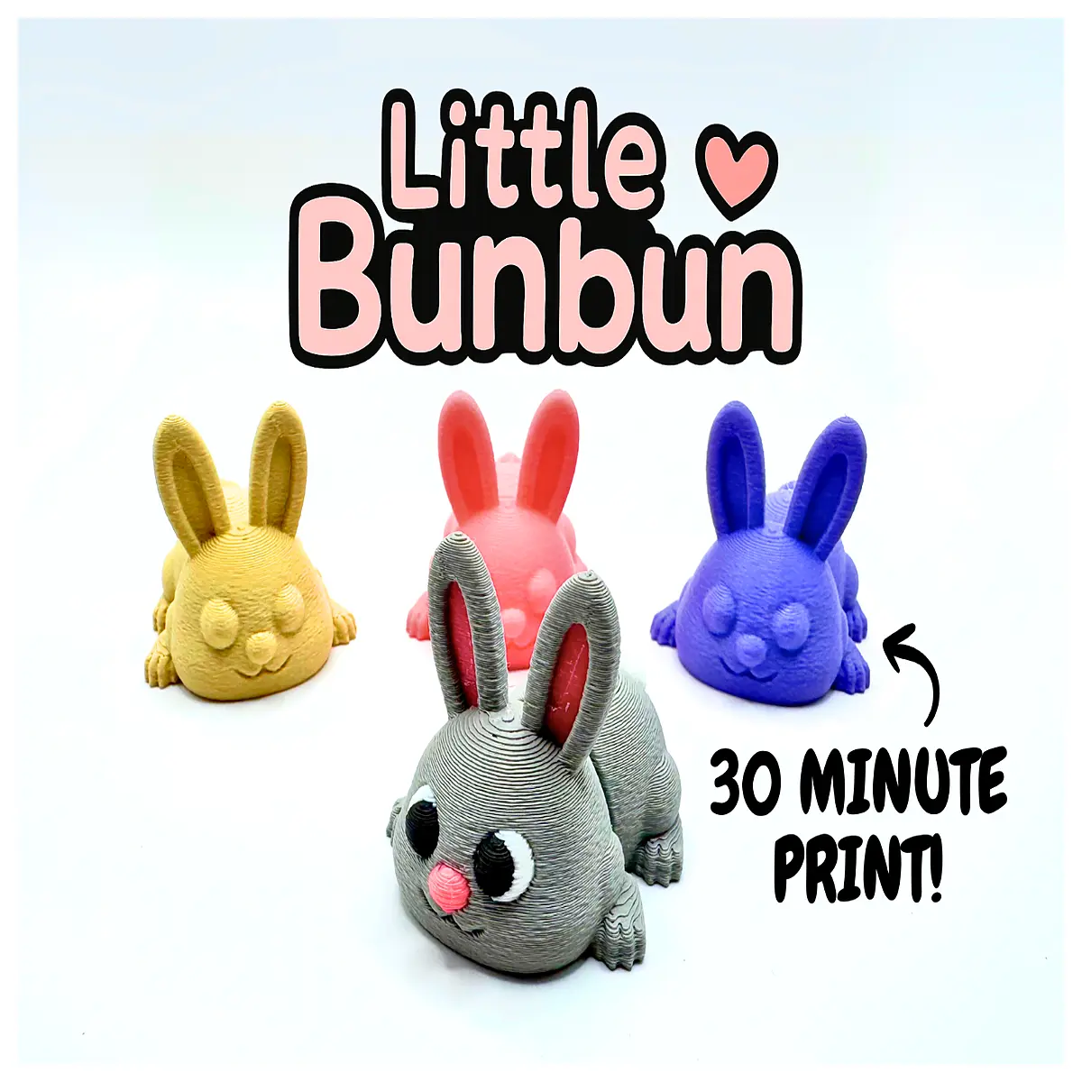 Small Rabbit Toy Lively Cute Educational Toy for Toddlers Rabbit Model Fun Kids Gift