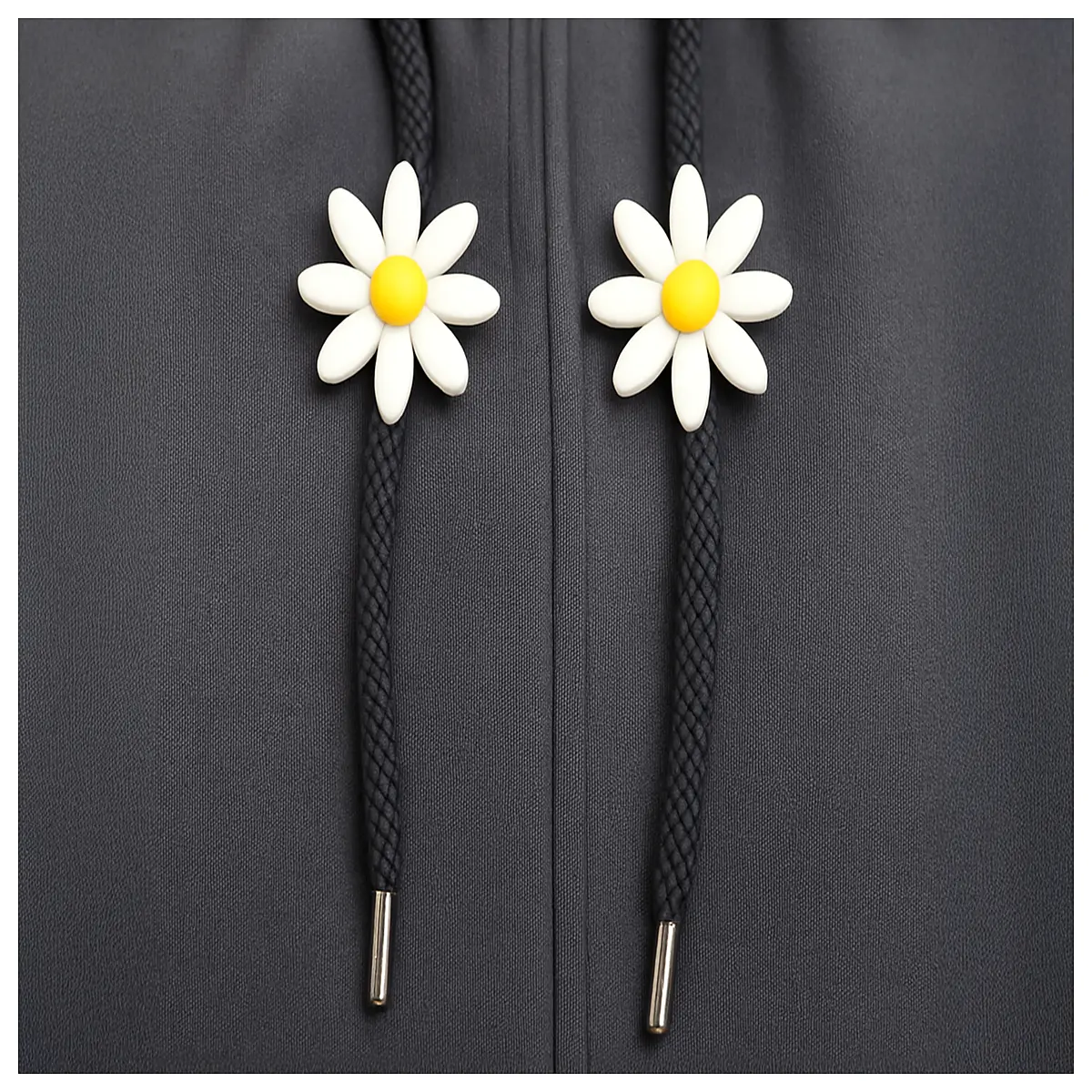 Chamomile Hood Pulley Beads Casual Sport Hood Pulley Decoration Accessories Hood Accessories Hat Rope Fashion Hood Accessories