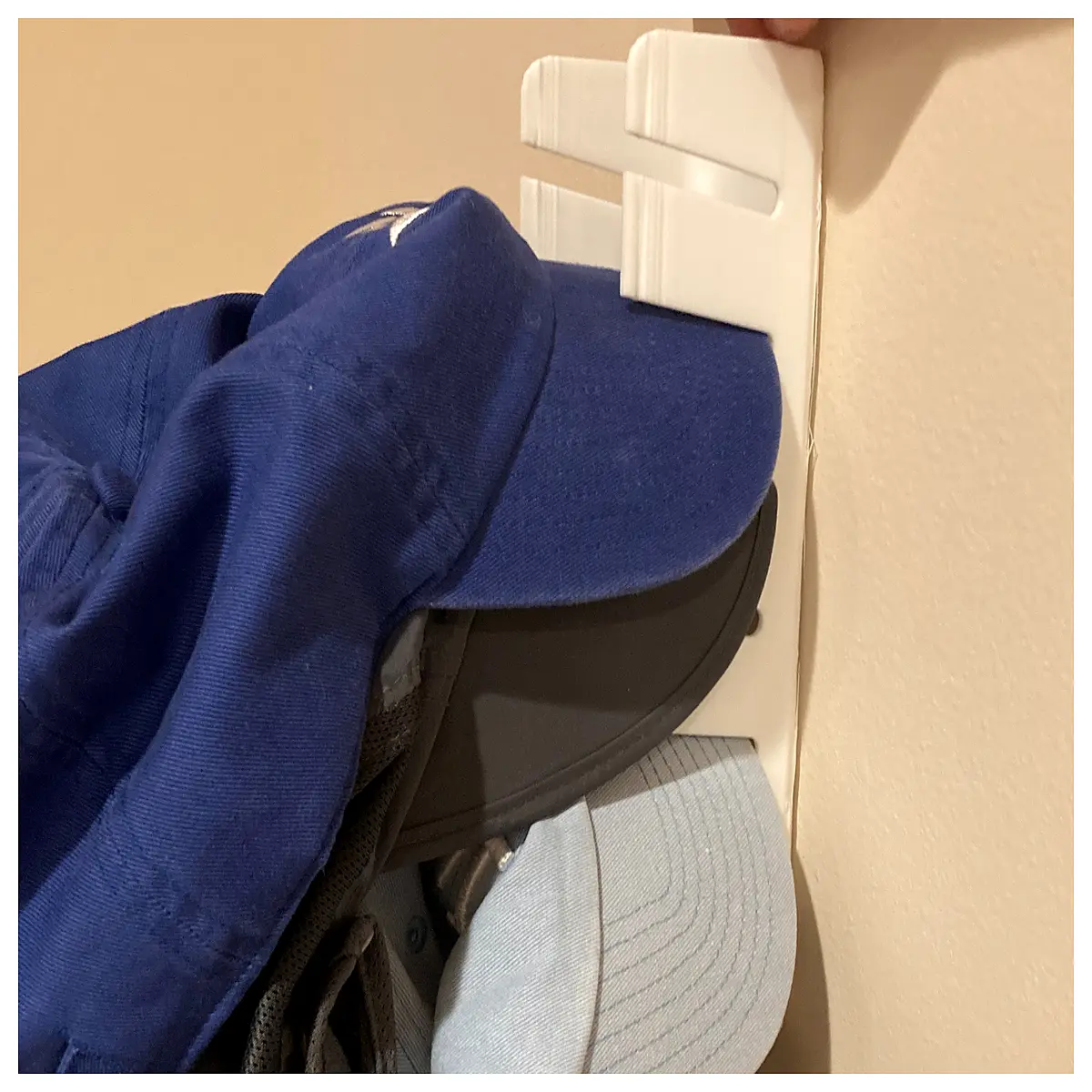 wall mounted hat rack hook entryway coat organizer bedroom closet storage for hats scarves gloves