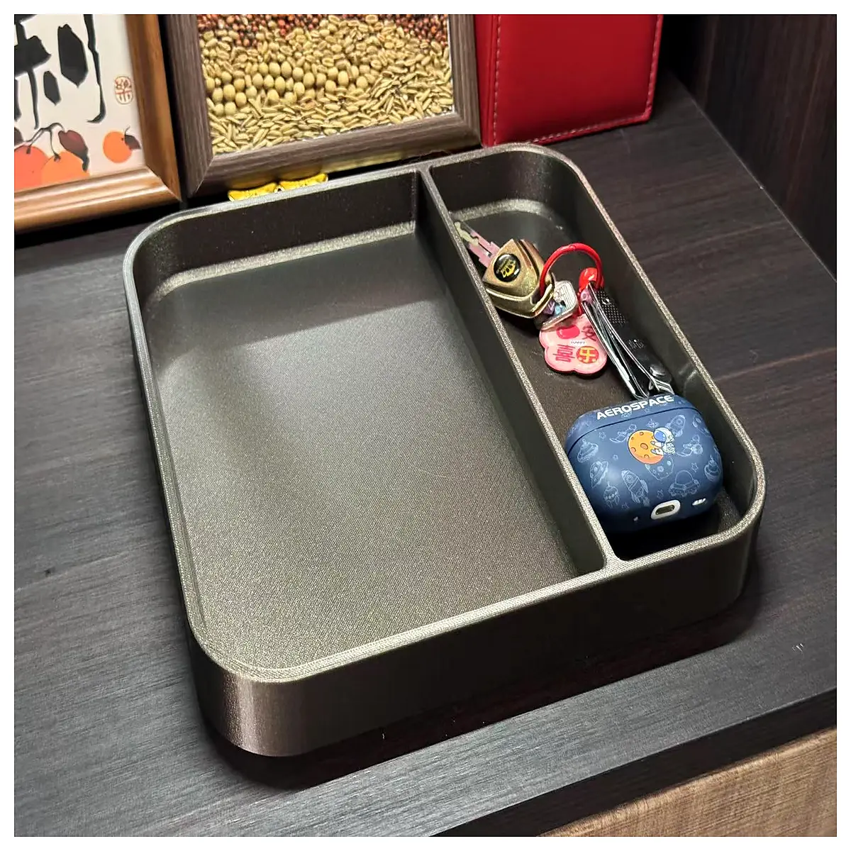 2 compartment bento box lunch tray with lid leakproof reusable plastic food container for kids school meal prep