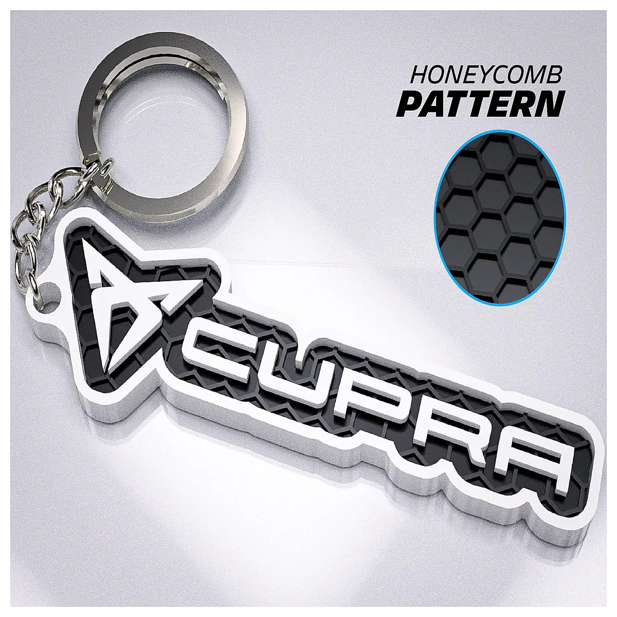Cupra Keychain Car Accessory Auto Decoration Keyring Car Gift Novelty Item Car Parts