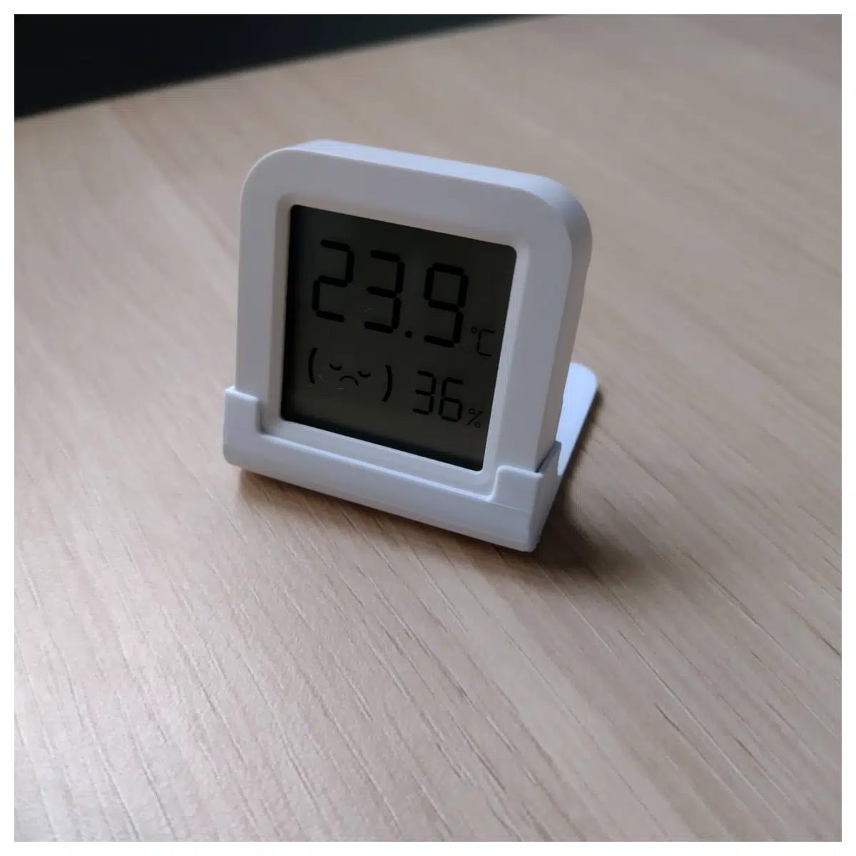 digital hygrometer thermometer holder mount for home office greenhouse plant care monitoring device
