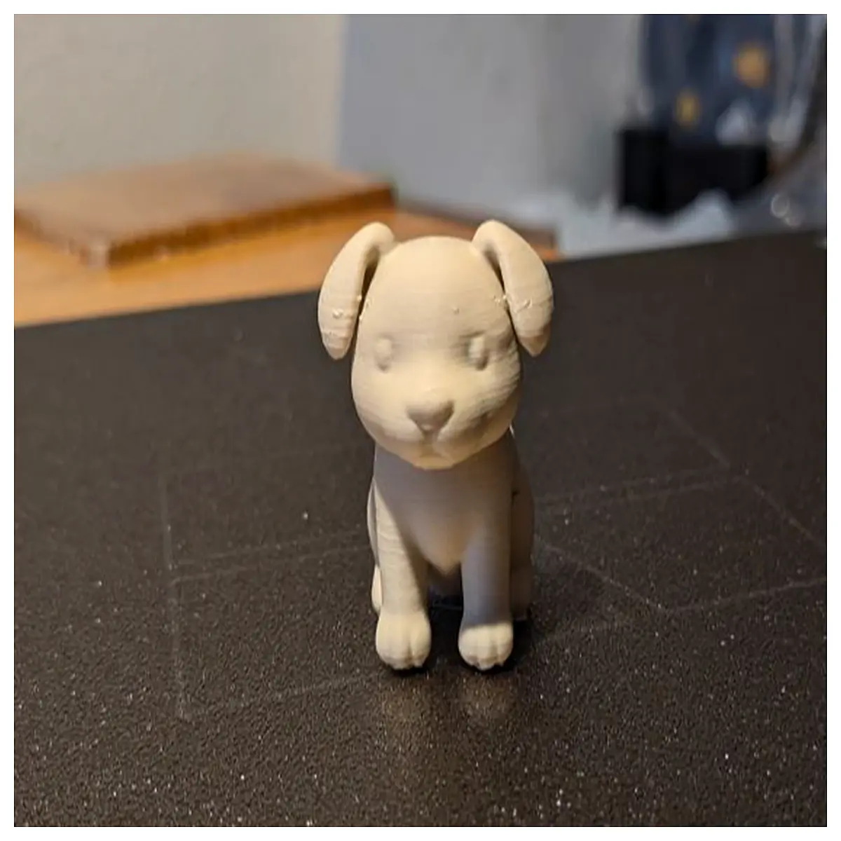 Cute Dog Figurine Pet Statue Desk Decoration Gift Small Dog Model Dog Garden Ornament Adorable Puppy