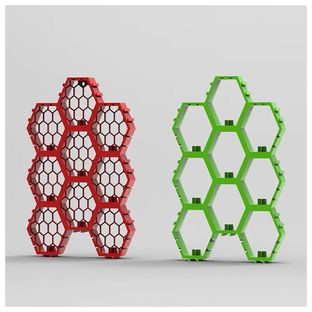 Miniature Figure Display Stand Hexagonal 6 Sided Display Case for Toys Models Collectibles Desk Decoration