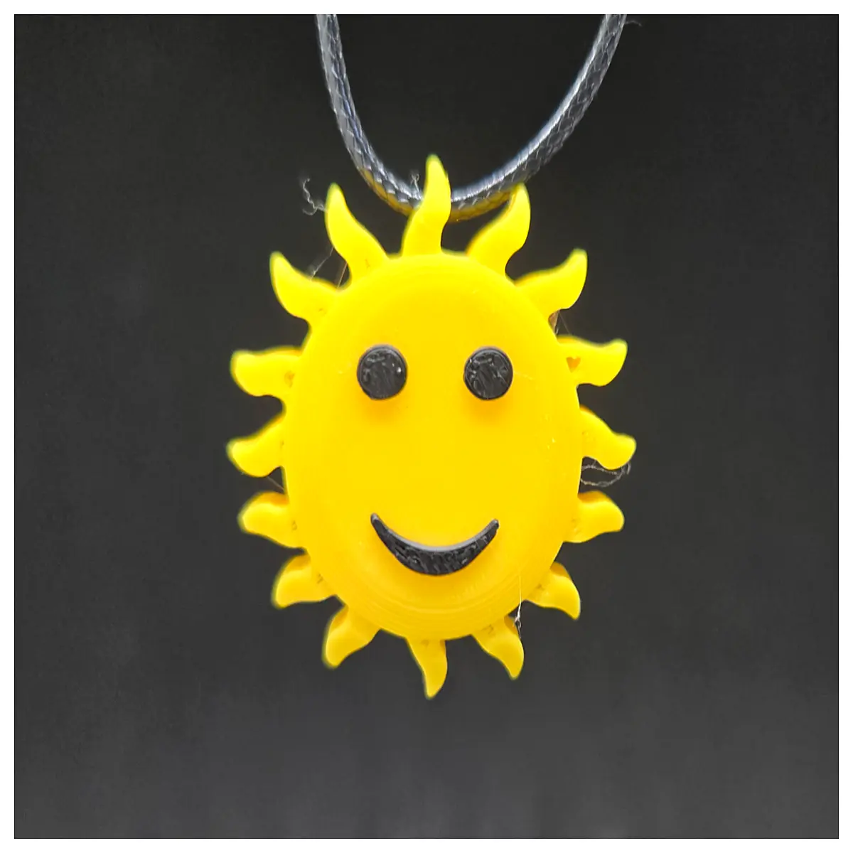 happy sunshine pendant necklace gold silver charm sunflower jewelry women girls