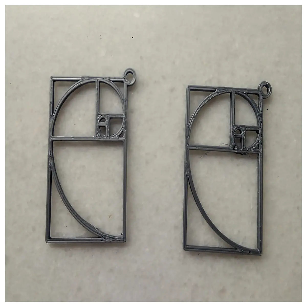 Golden Ratio Earrings Women s Elegant Earring Geometric Earrings Jewelry Geometric Design Gold Tone Girlfriend Best Friend