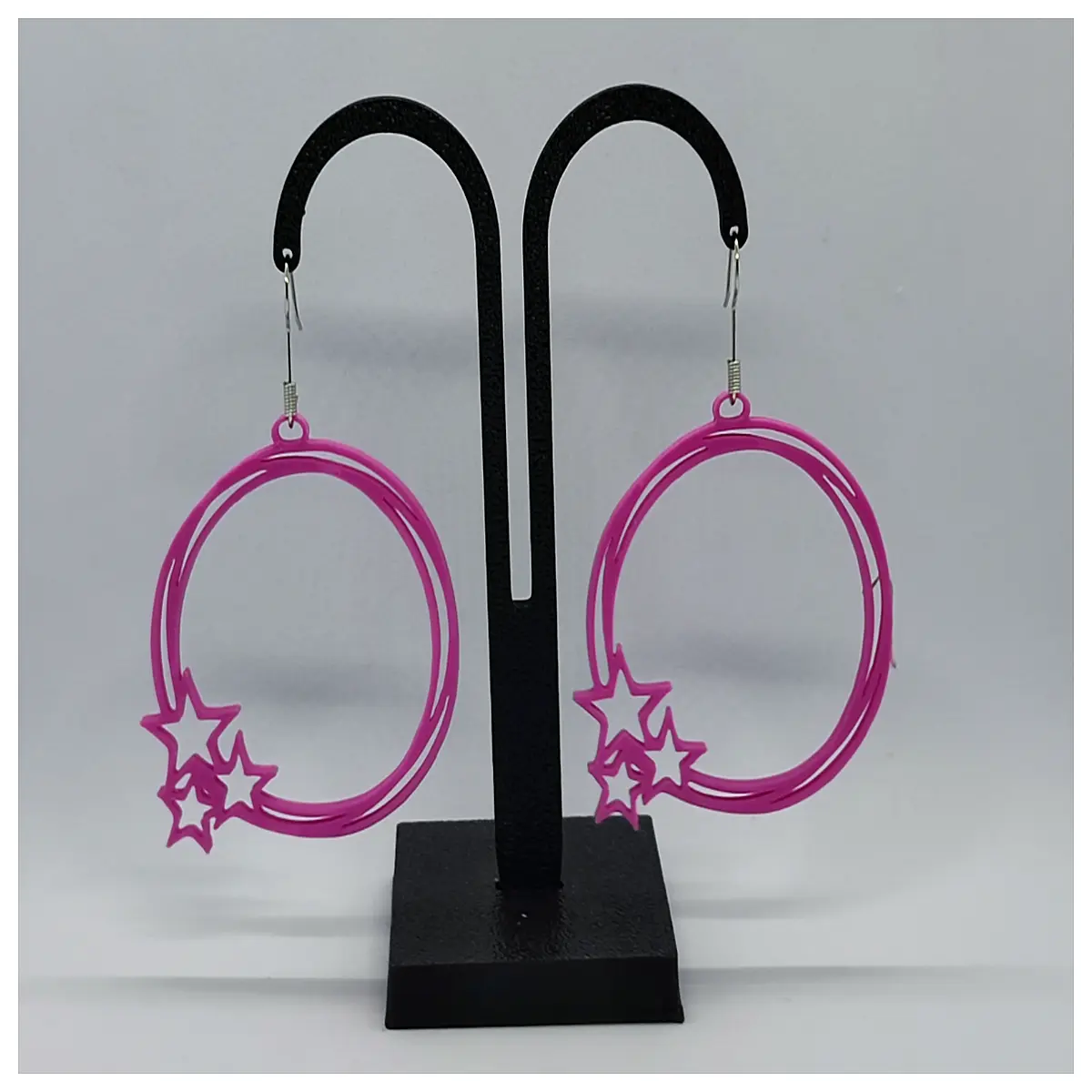 Pink Earrings Women s Star Earring Sparkly Dangle Earrings Romantic Girl Jewelry Gift