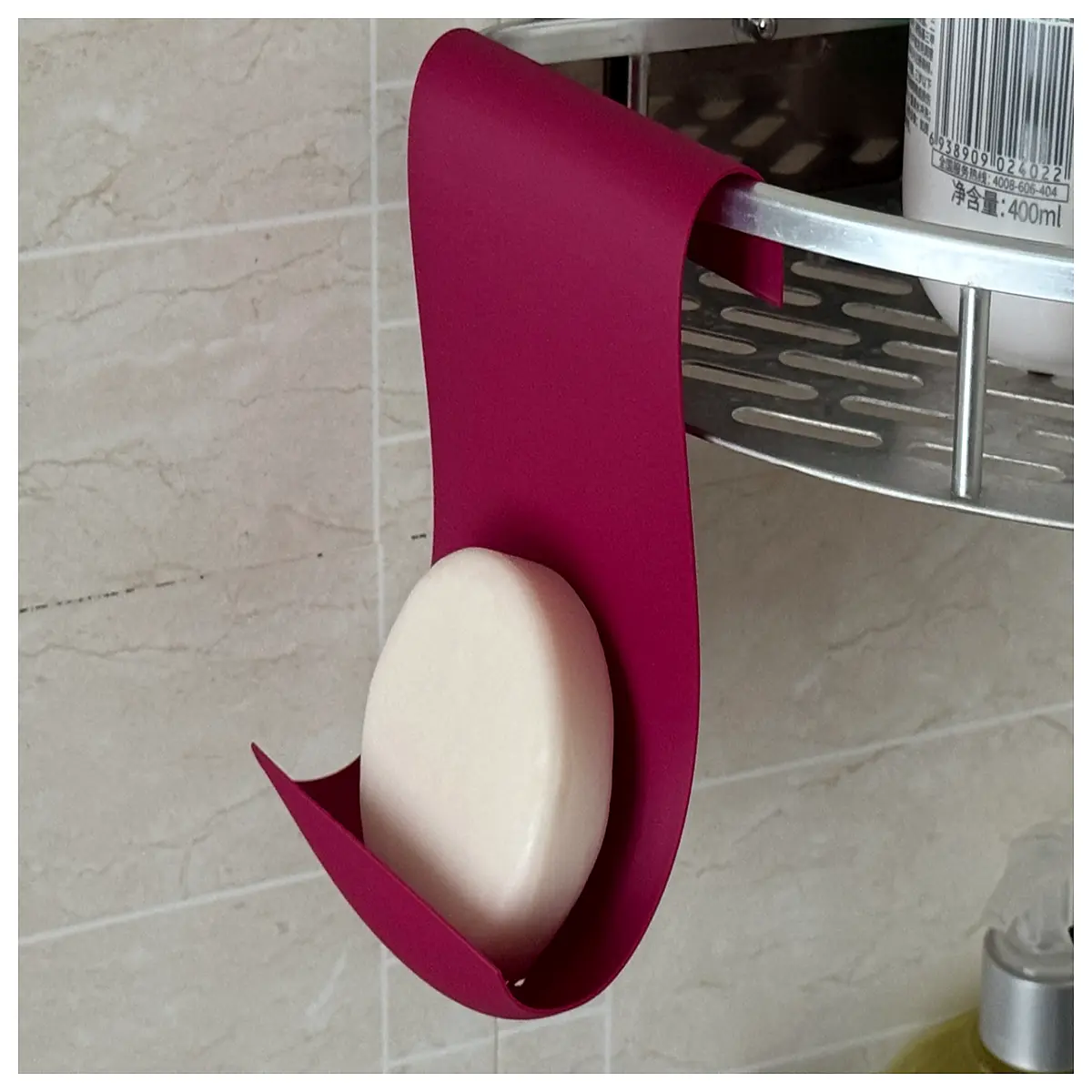 Soap Holder Bathroom Shelf Wall Mounted Soap Dispenser Kitchen Countertop Holder Soap Rack Organizer Multi Purpose Soap Box