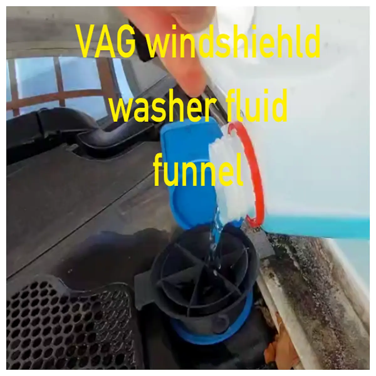Car Windshield Washer Nozzle Funnel Inner Star Cleaning Tool Automotive Accessories