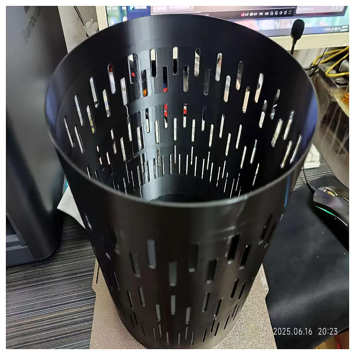 Large Waste Bin 248mm Diameter High Value Waste Disposal Container Collection
