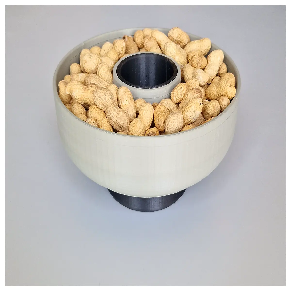 ceramic peanut bowl set with lid for snacks nuts storage kitchen counter decorative serving dish