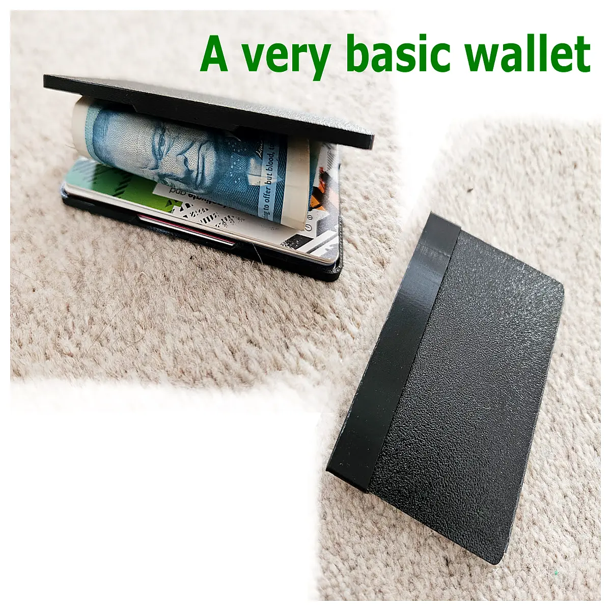 Basic Leather Wallet Simple Wallet Design Everyday Carry Compact Portable Unisex Wallet Accessories Wallet Parts