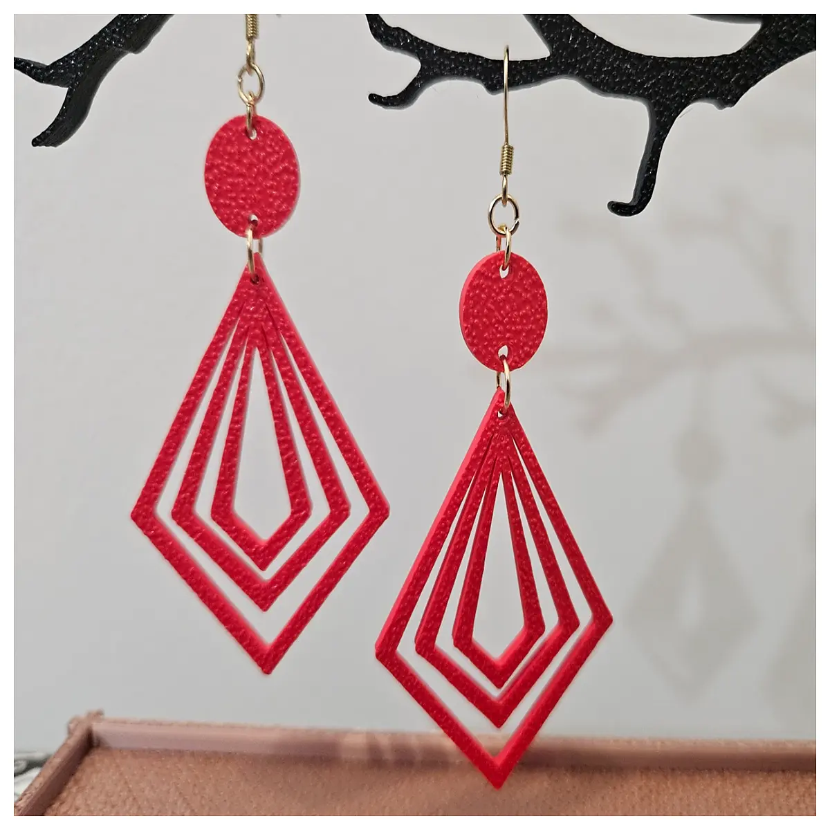 Multi faceted Geometric Earrings Geometry Earring Fashion Trend Multi Angle Design Shine Effect Novel Earrings